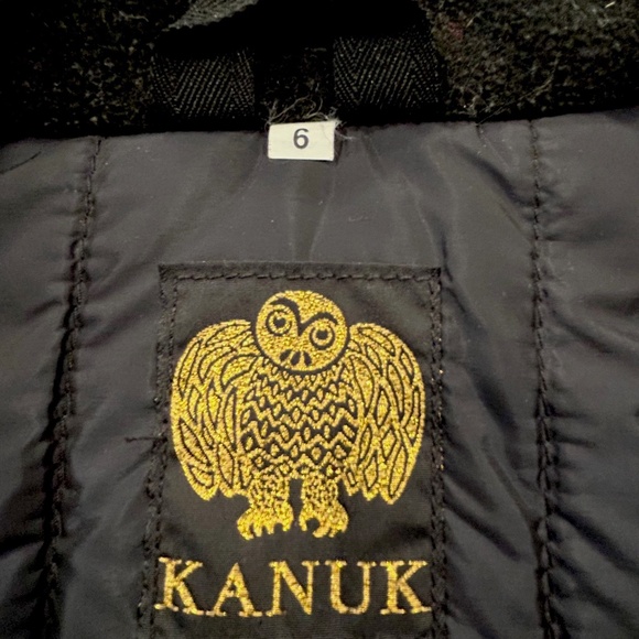 Vintage/Rare Kanuk Black Parka Jacket / Size 6 / Celine Dion World Tour - Picture 3 of 11